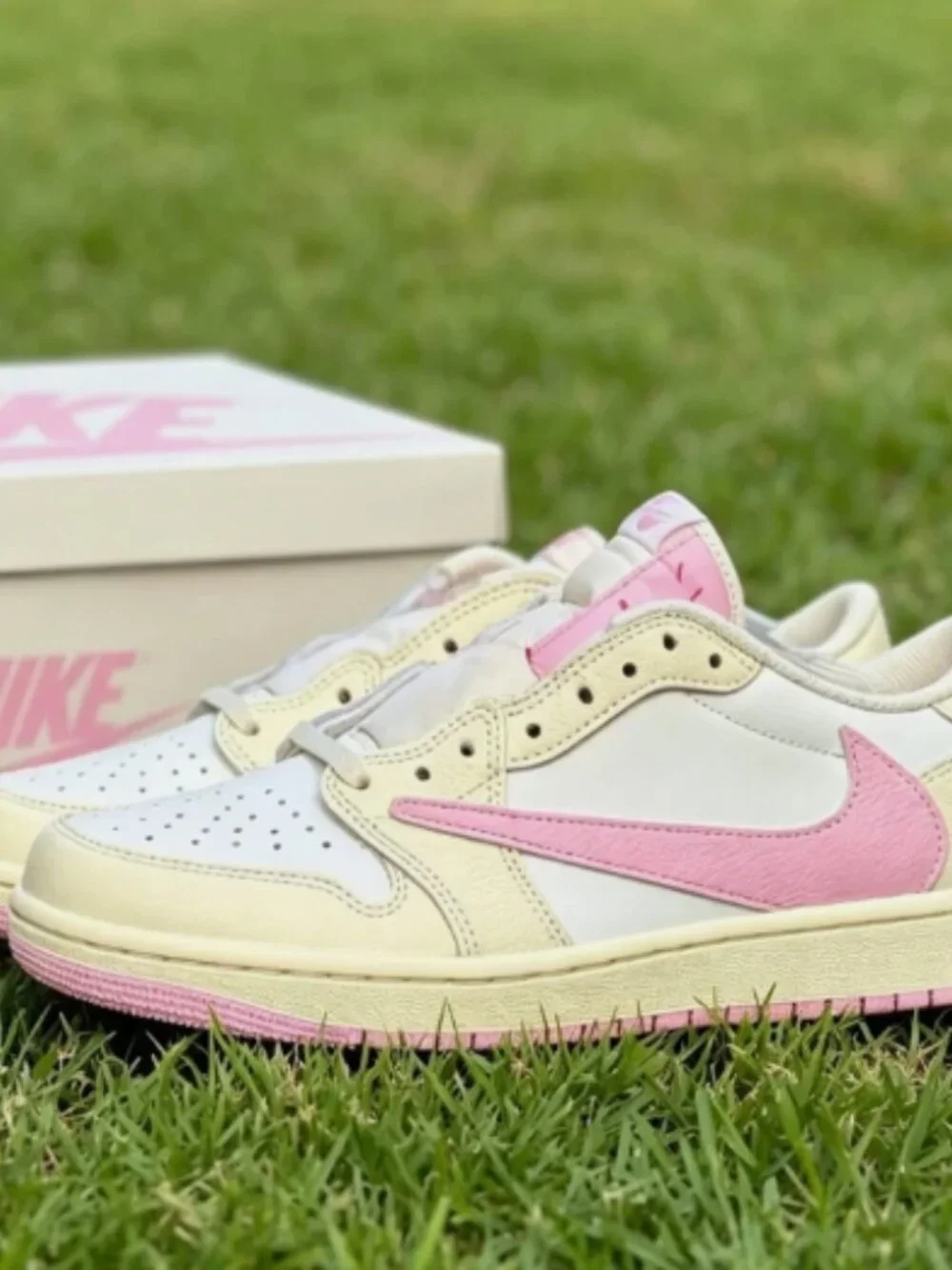 Nike Air Jordan 1 Low Travis Scott Shy Pink